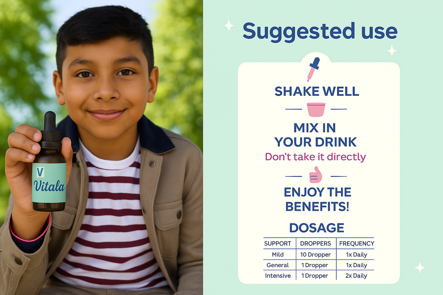 Vitala Usage Instructions - Store Ready